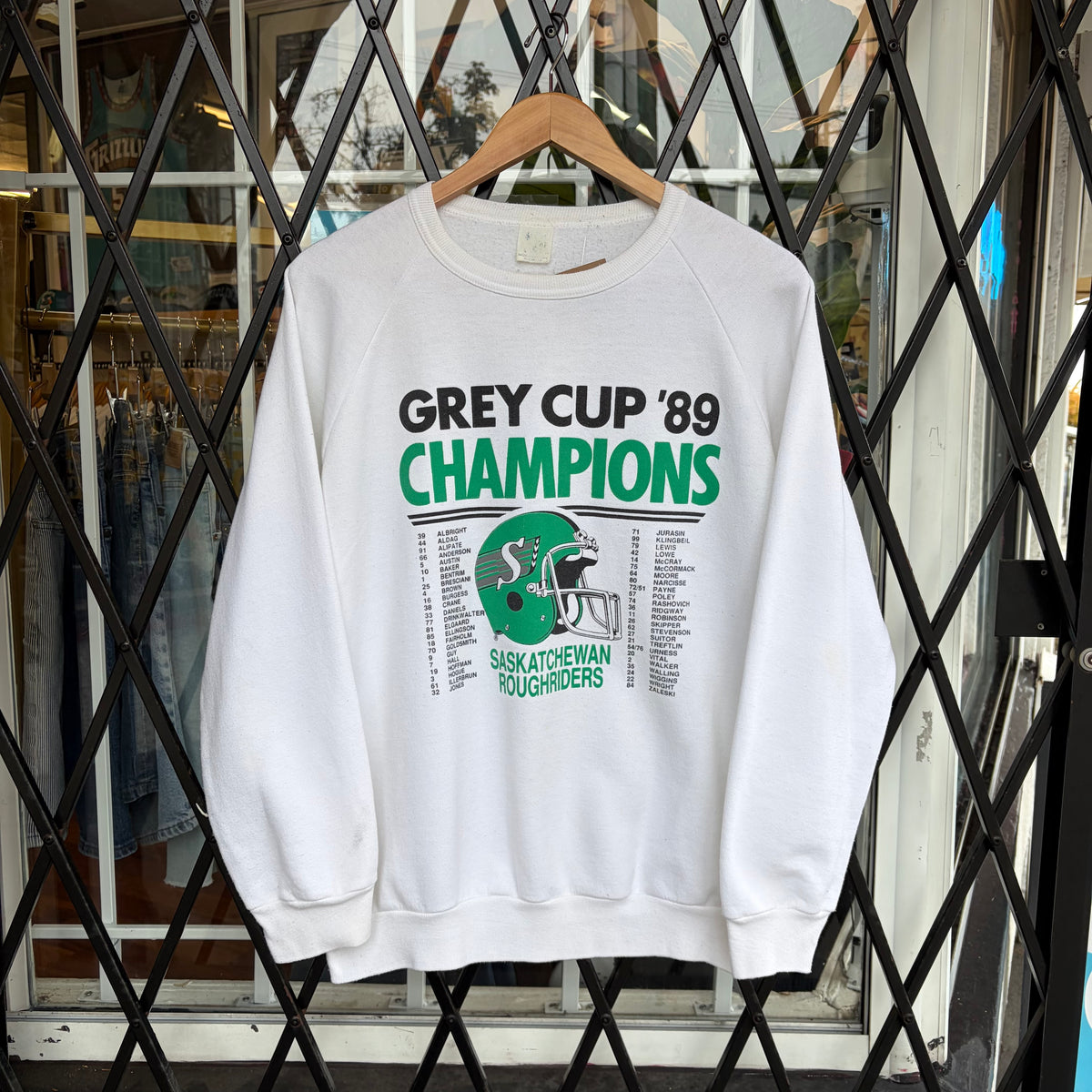 1989 Roughriders Crewneck - Size L