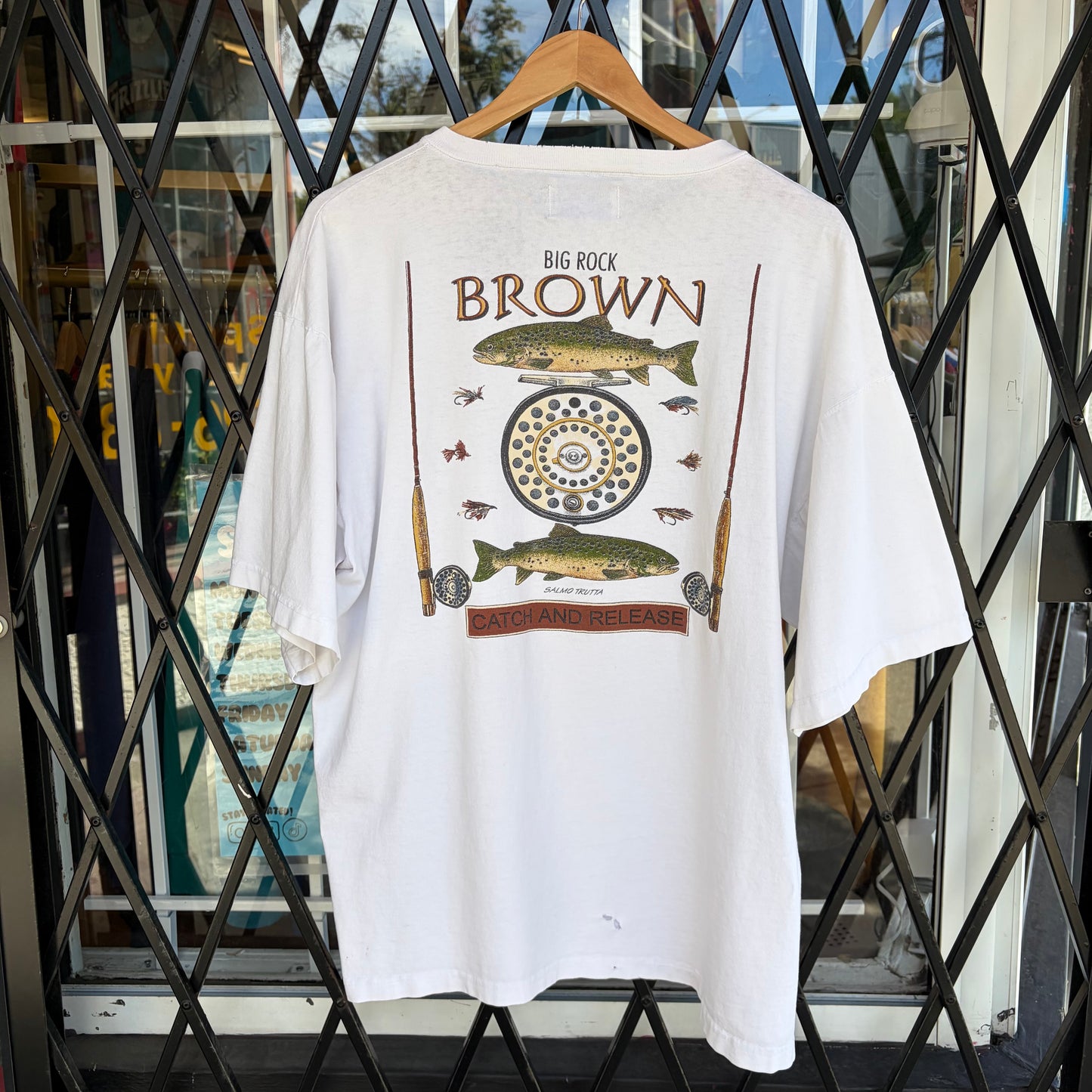 Big Rock Brown Trout Fishing Tee - Size XXL