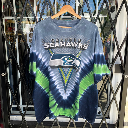 Seattle Seahawks Tie Dye Tee - Size XXL