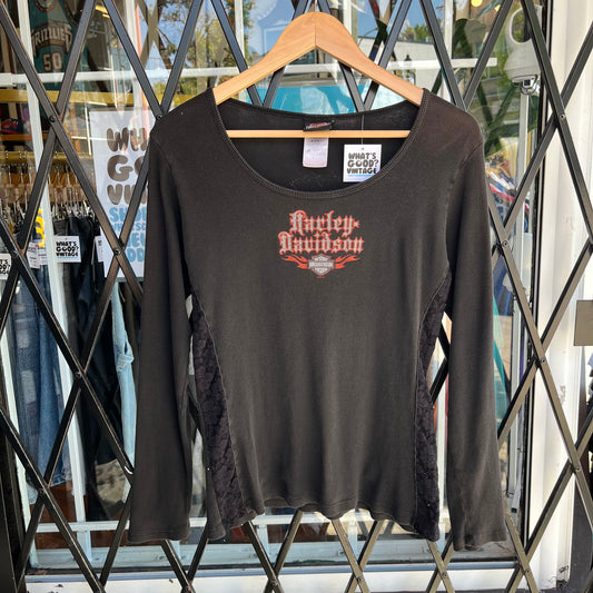 Harley Davidson Long Sleeve Shirt - Size Womens XL
