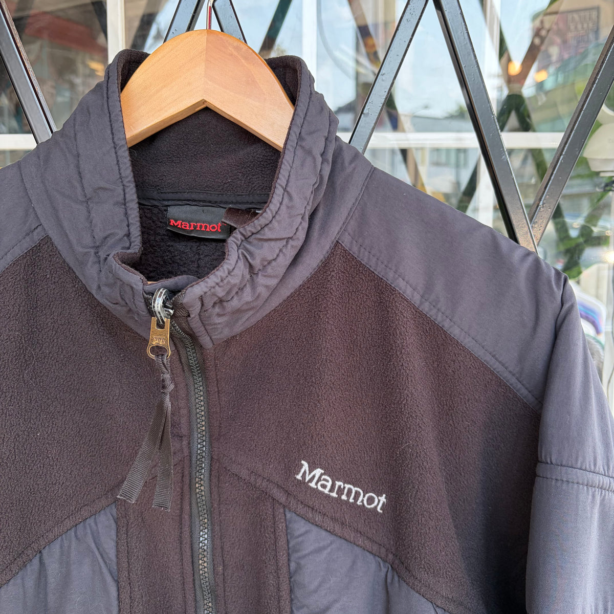 Vintage Marmot Fleece Zip Up Jacket - Size XL