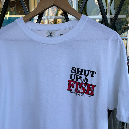 Shut Up & Fish Souvenir Tee - Size L