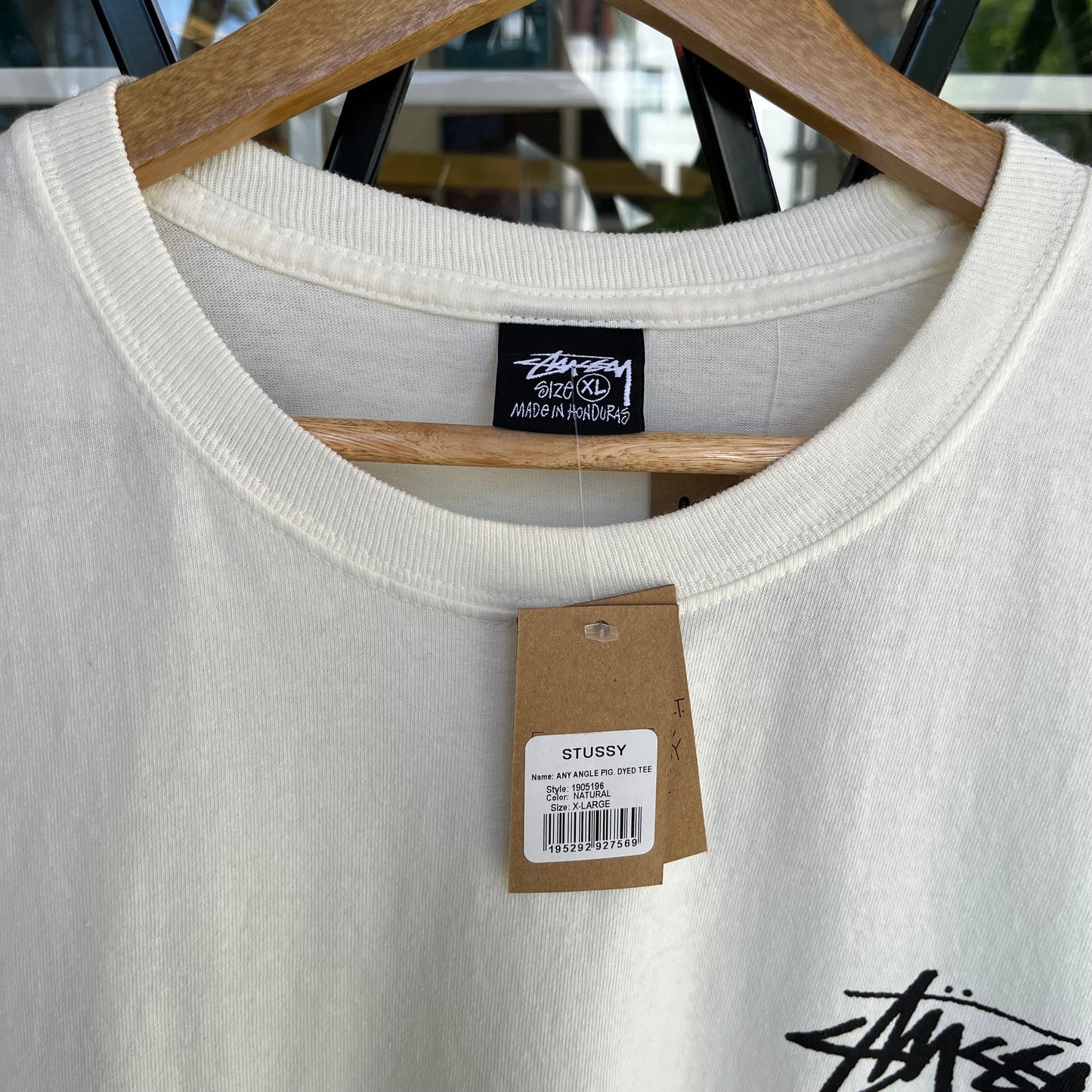 Stussy Any Angle Tee Natural - Size XL