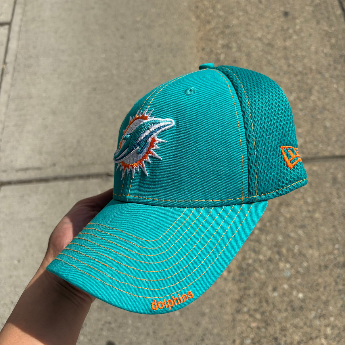 Miami Dolphins New Era Flex-Fit Hat - Size S/M