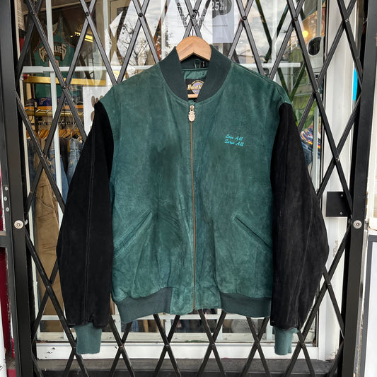 Vintage Hard Rock Cafe Las Vegas Save The Planet Genuine Leather Jacket - Size L