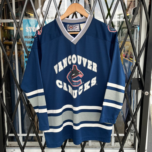 Vintage Vancouver Canucks Jersey - Size Youth L