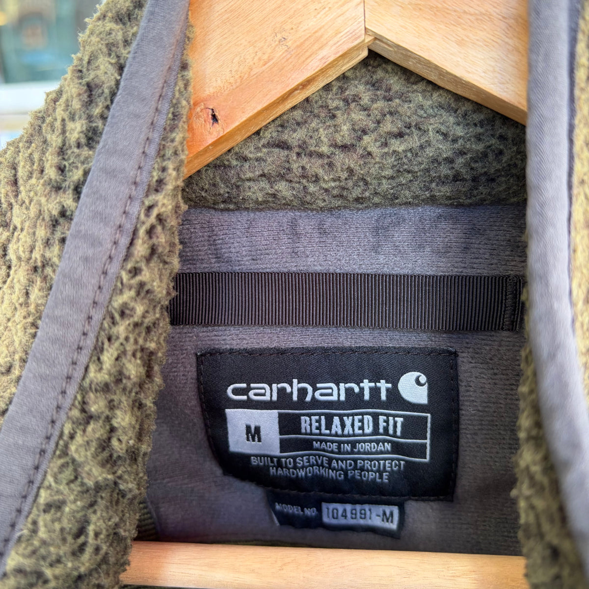 Carhartt Snap Fleece Sweater - Size M