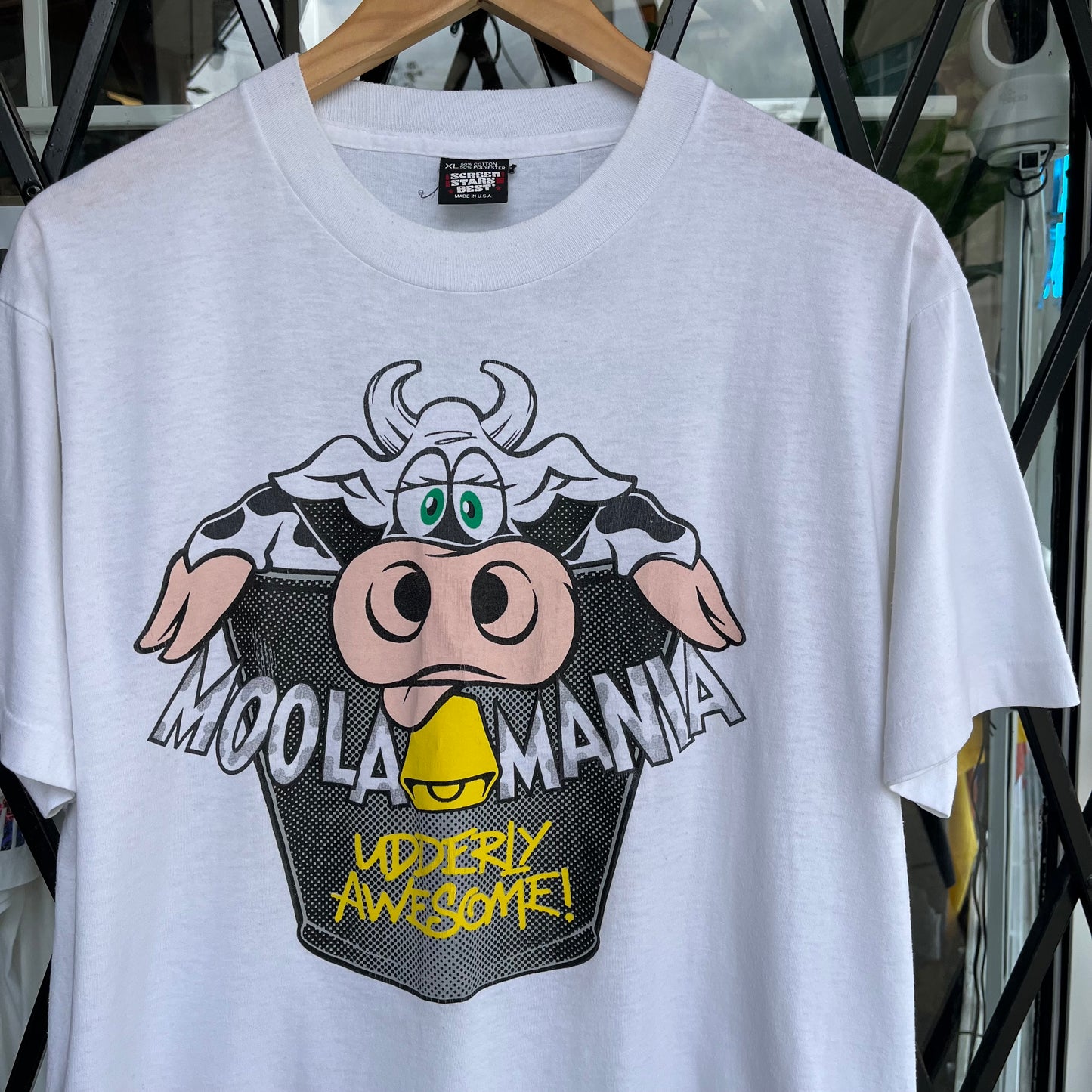 Vintage Cow Moola Mania Tee - Size XL