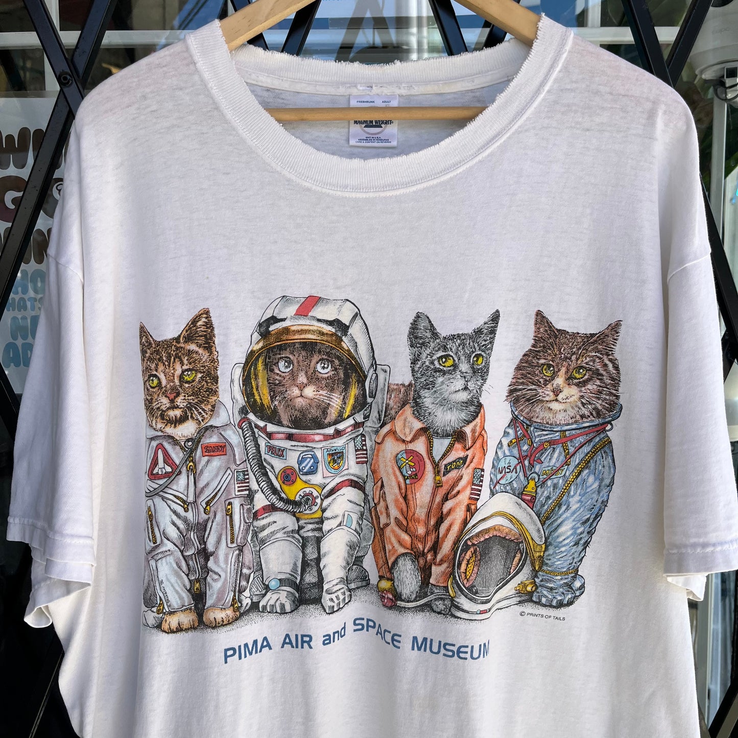 Vintage Cats Tee - Size XL