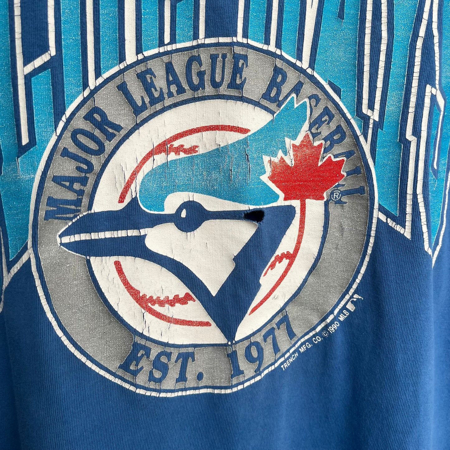 1990 Toronto Blue Jays Tee - Size L