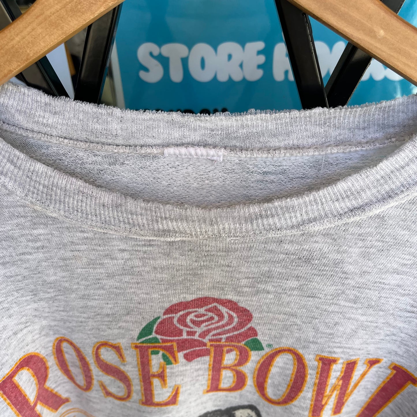1992 Washington Huskies Rose Bowl Crewneck - Size L