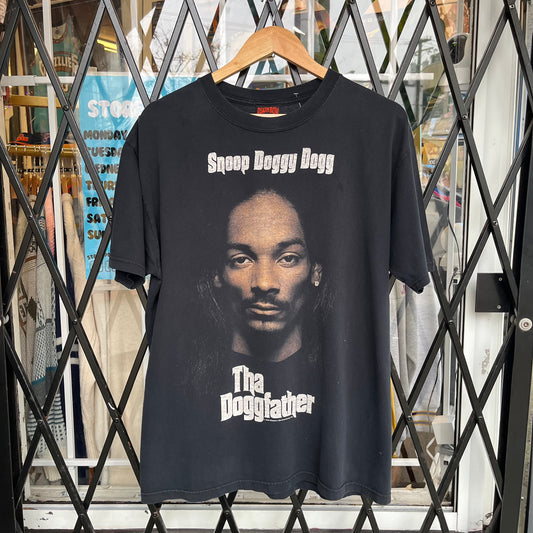 2005 Deathrow Records Snoop Dogg The Doggfather Rap Tee - Size L