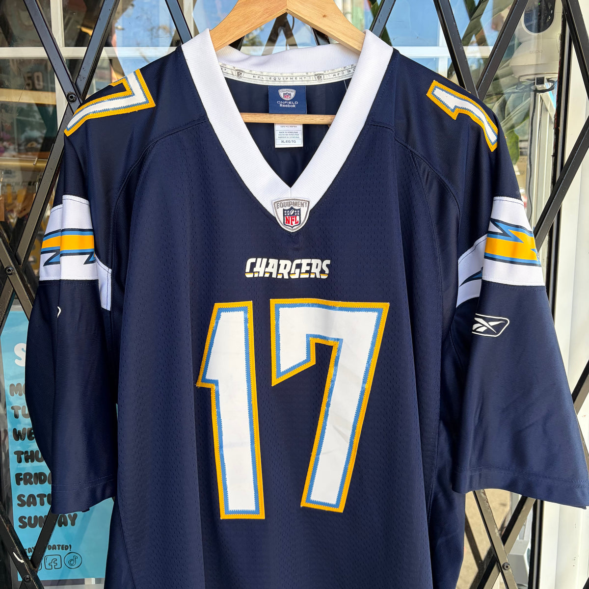 Vintage Reebok San Diego Chargers Philip Rivers Jersey - Size XL