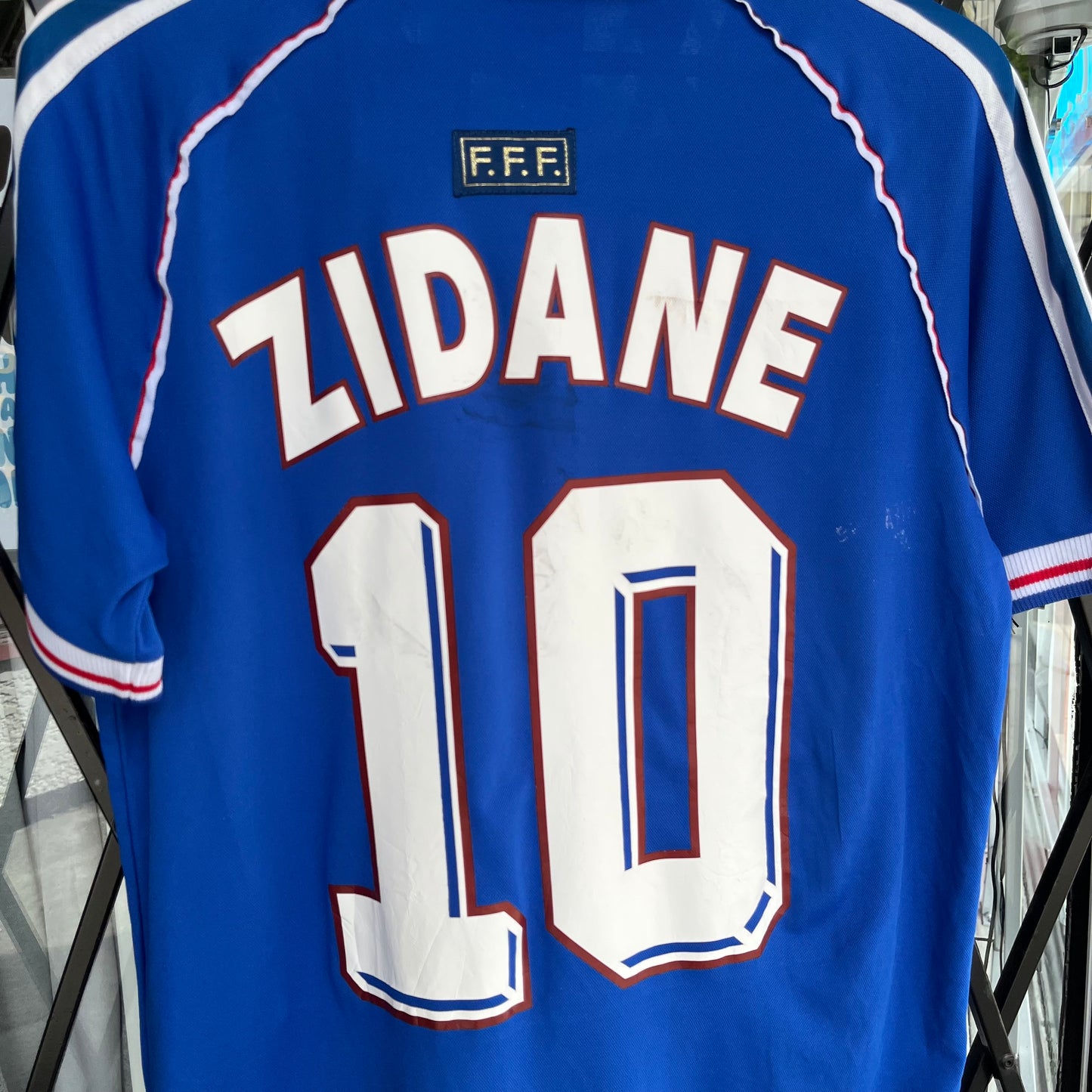 Replica Adidas France 98 Zidane Jersey - Size M