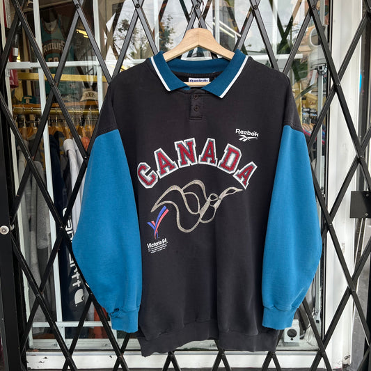1994 Reebok Victoria Canada Commonwealth Games Sweater - Size M