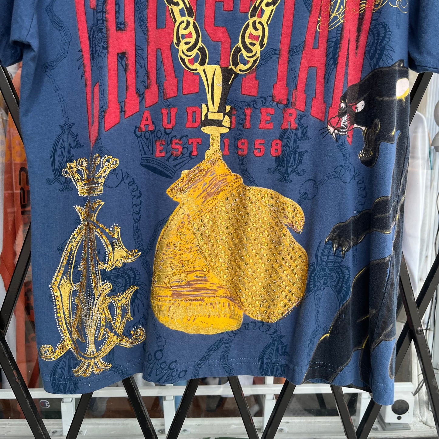 Y2K Christian Audigier Tee - Size M
