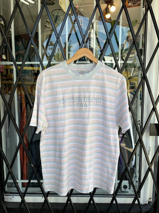 A$AP Rocky x Guess Stripe Tee - Size L
