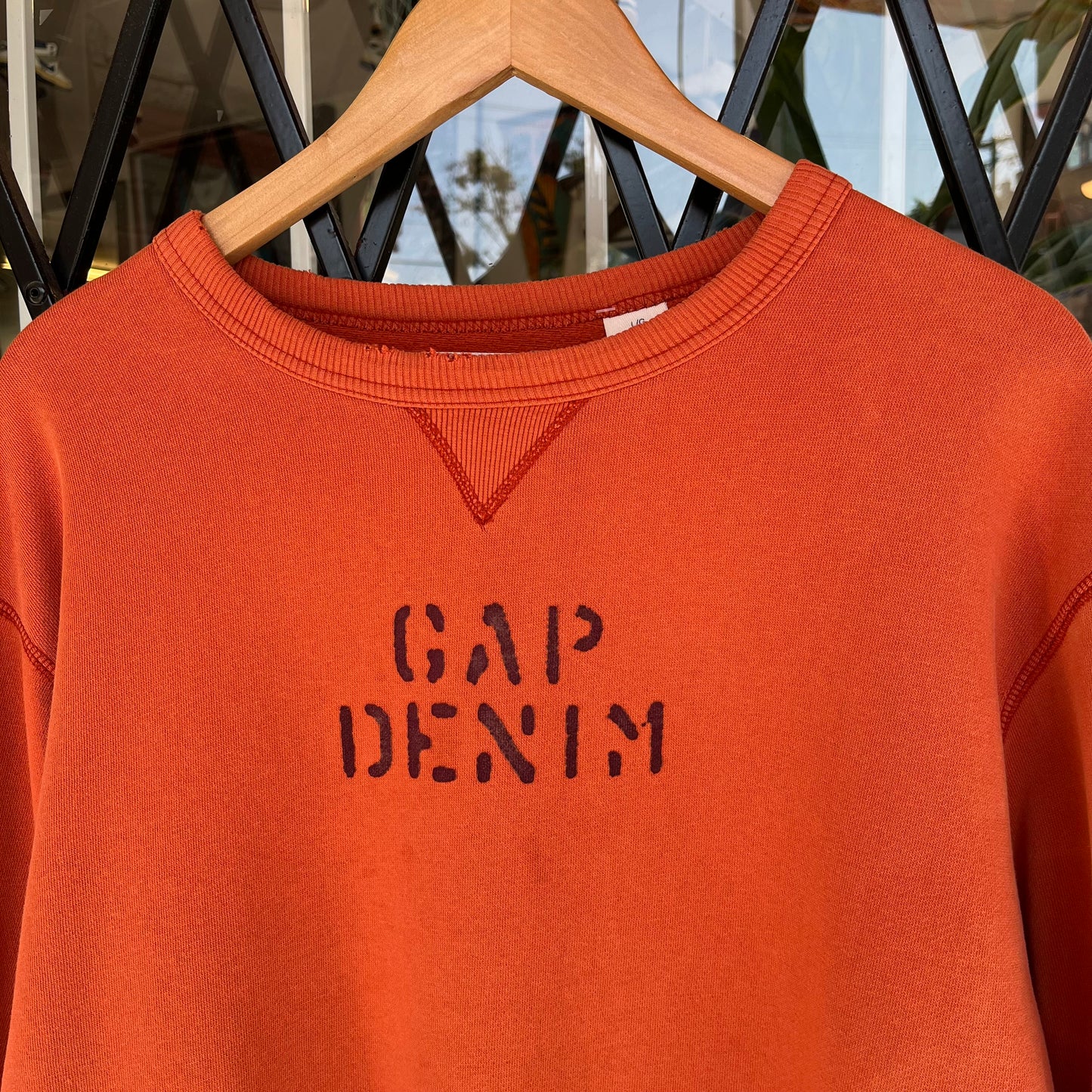 Y2K Gap Denim Crewneck - Size L