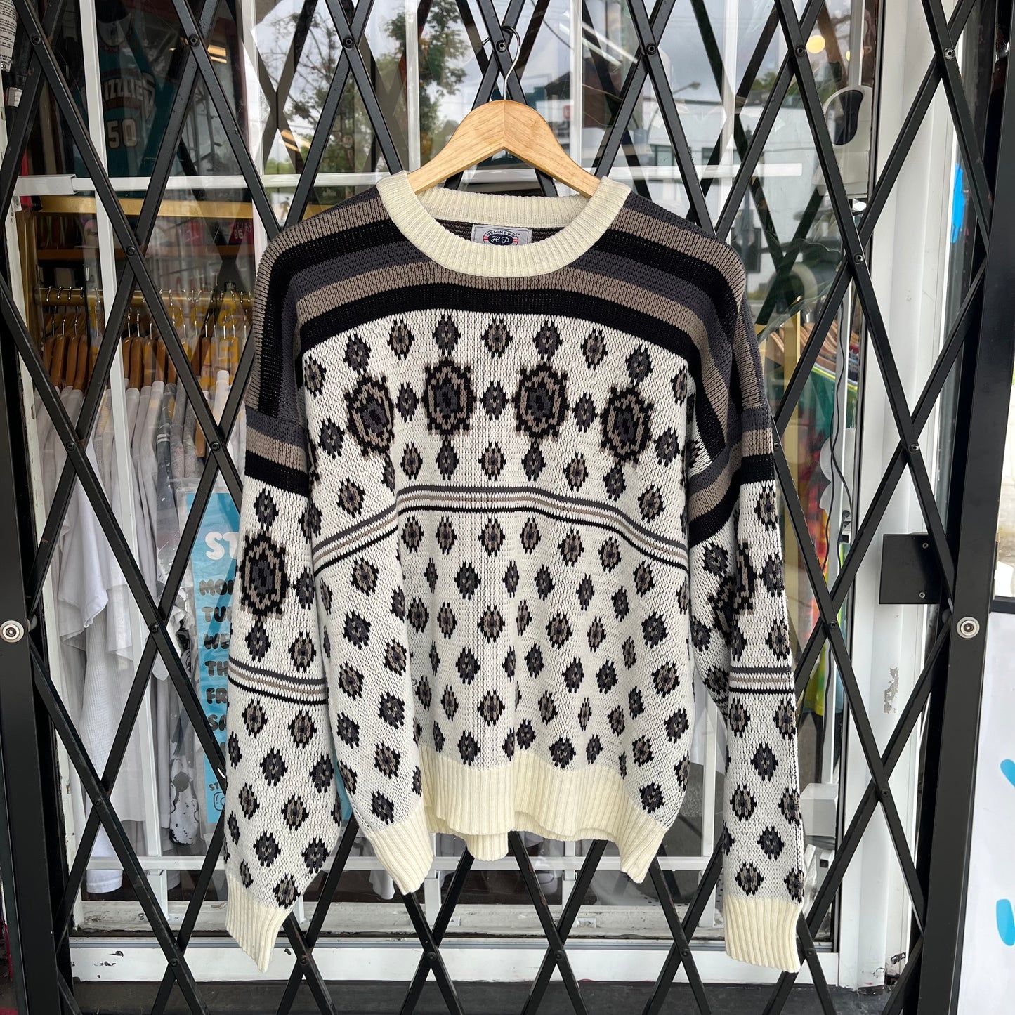 Vintage Knit Sweater - Size L