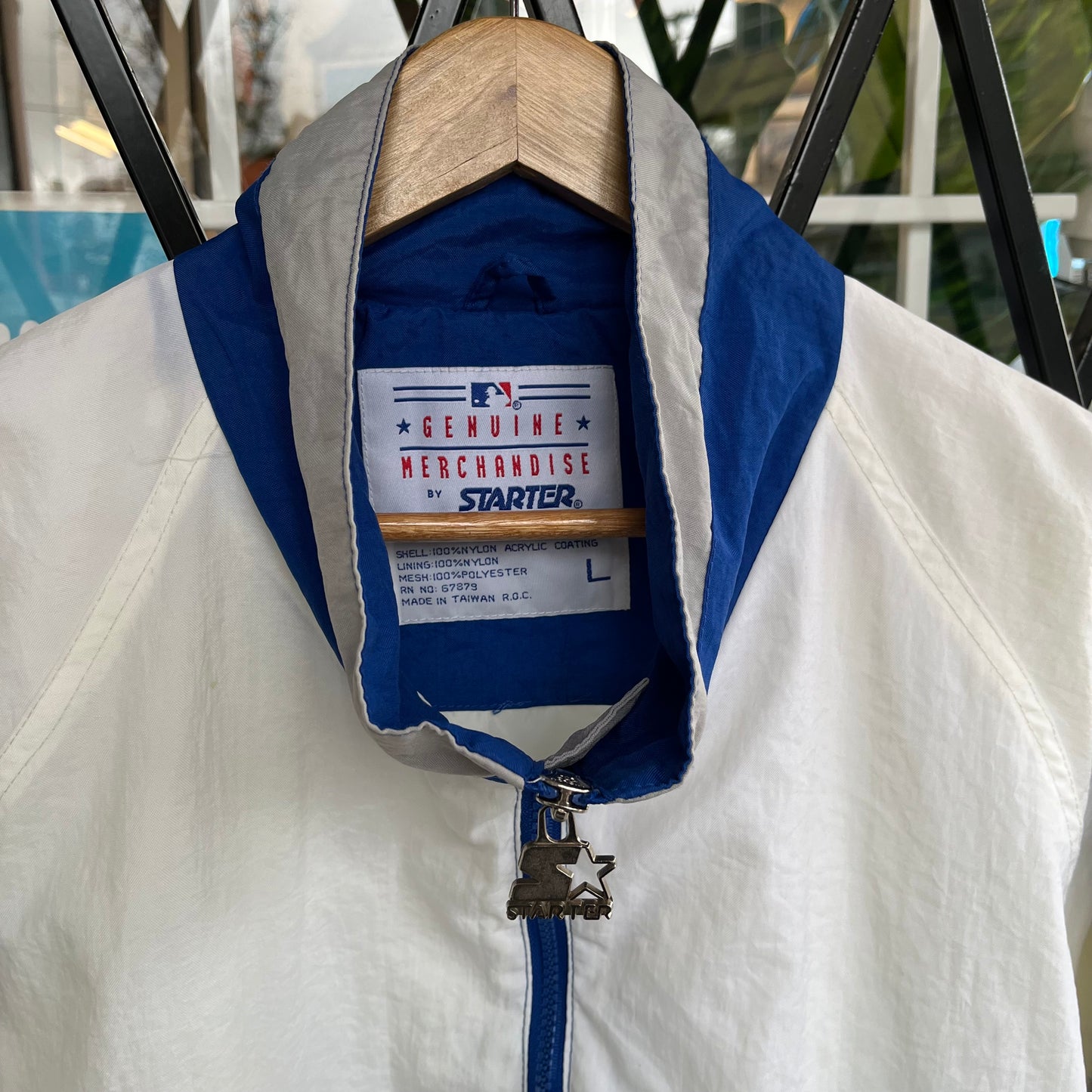 Vintage Starter LA Dodgers Pullover Windbreaker - Size L