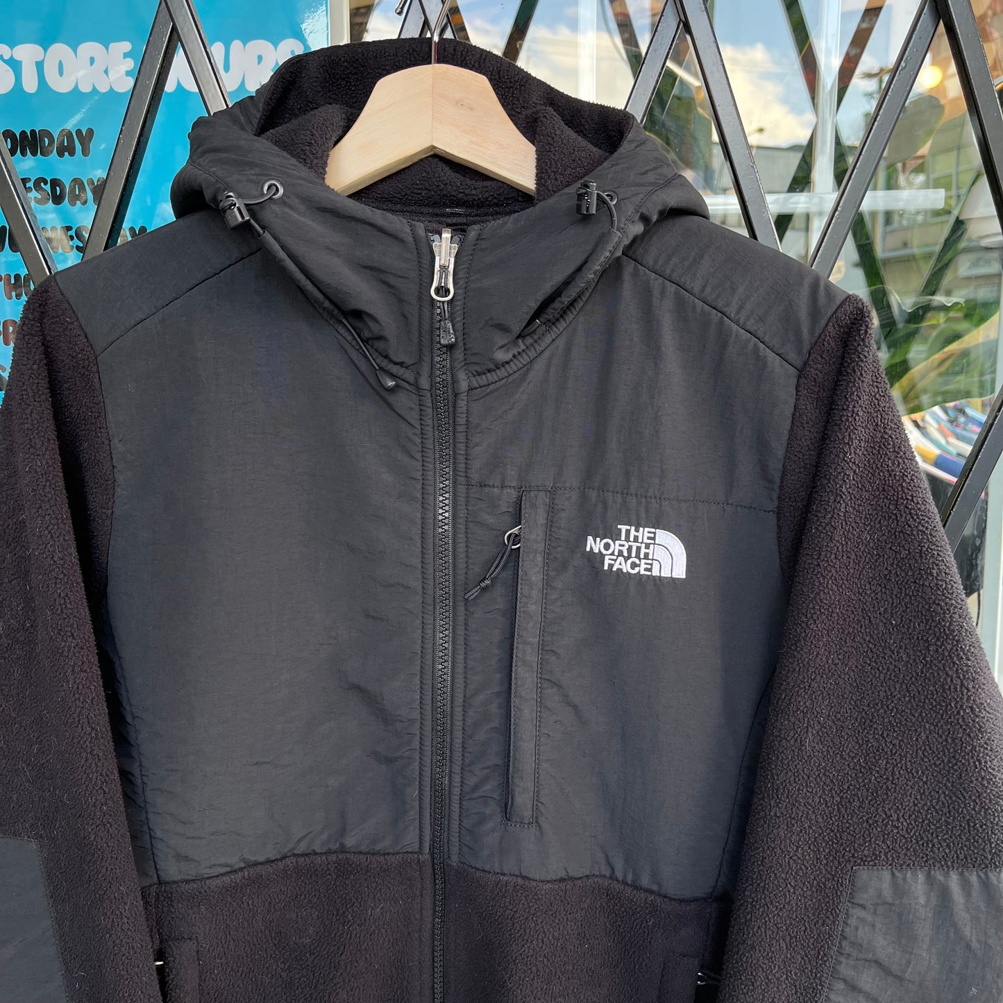 The North Face Hooded Denali Jacket - Size Womens M