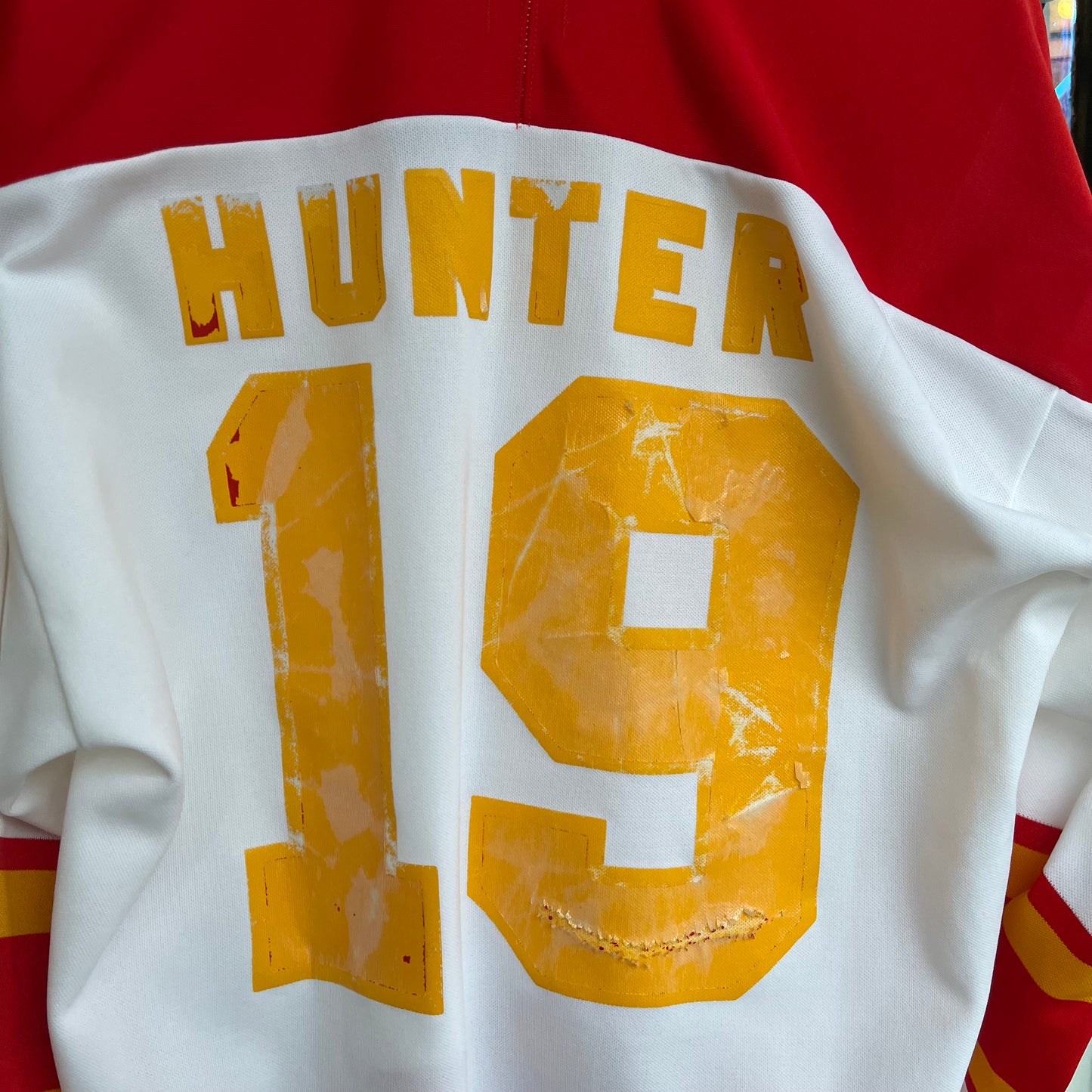 Vintage Calgary Flames Hunter Jersey - Size L