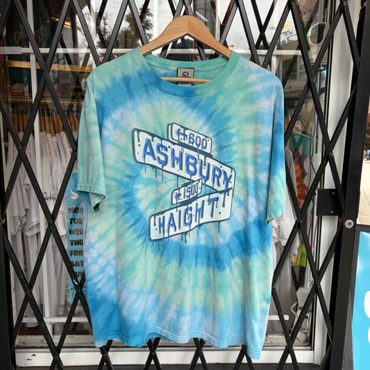 2004 Liquid Blue Tie Dye Tee - Size XL