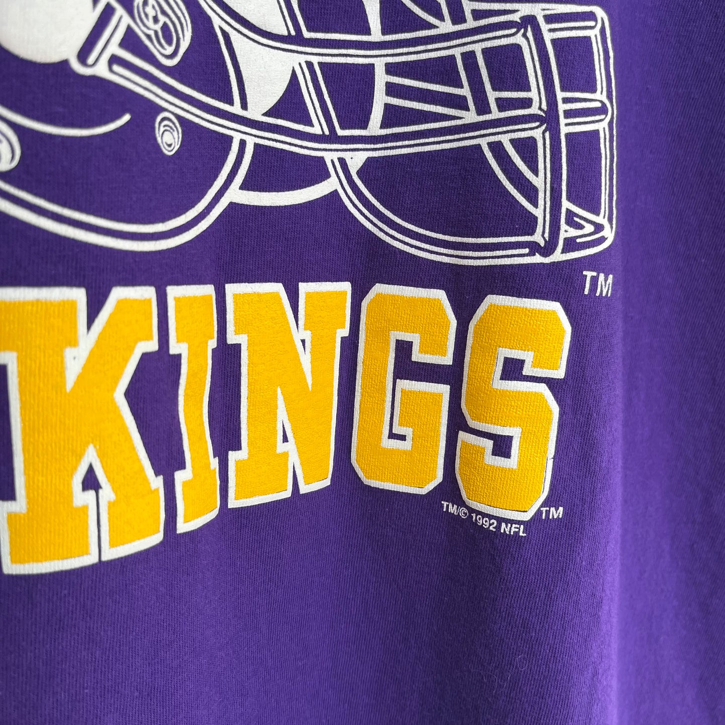 1992 Minnesota Vikings Tee - Size L