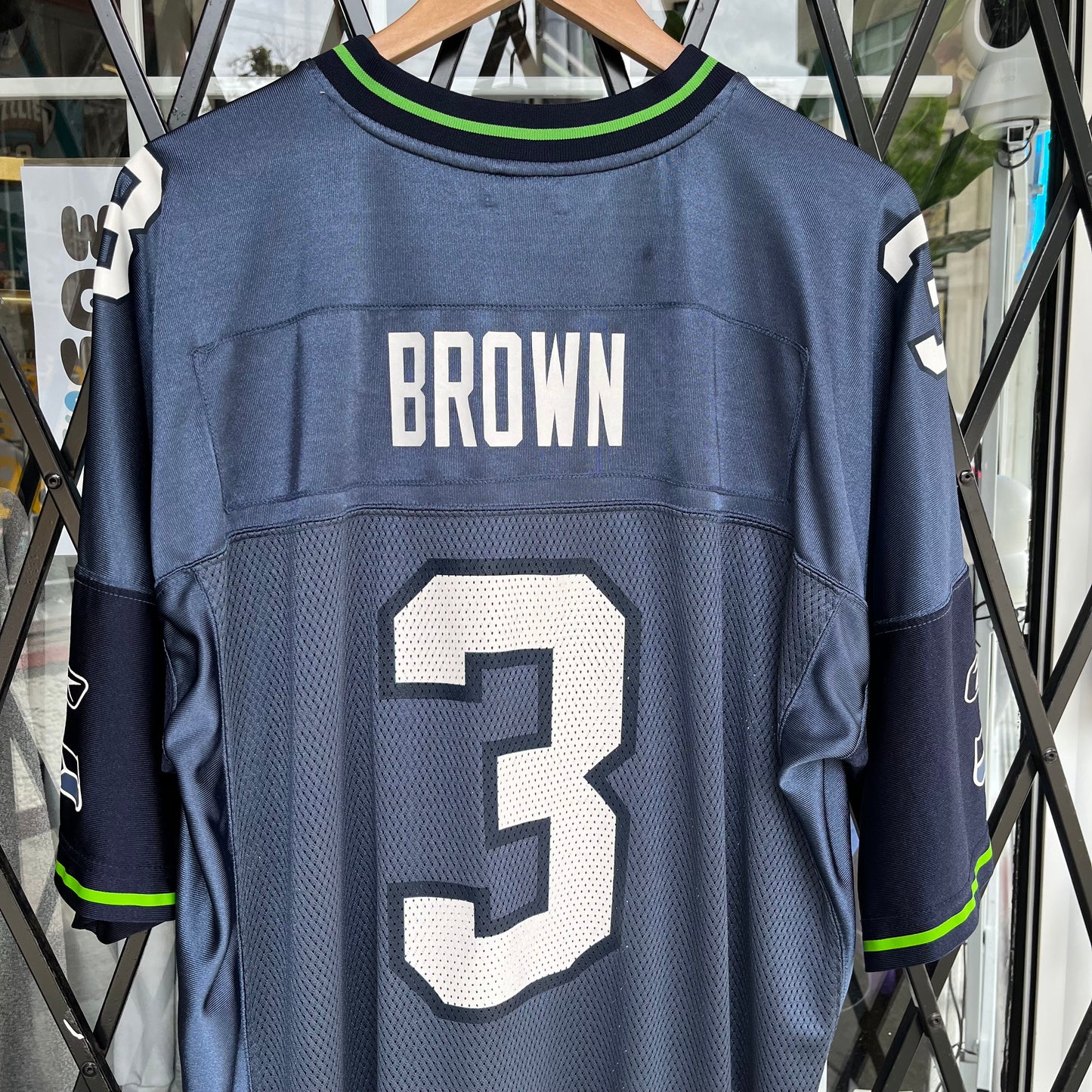 Vintage Seattle Seahawks Brown Jersey - Size XL