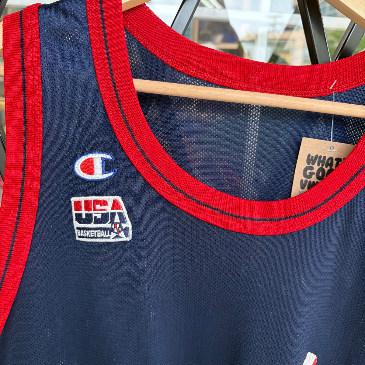 Vintage Champion USA Olympic Robinson Jersey - Size 48 (XL)