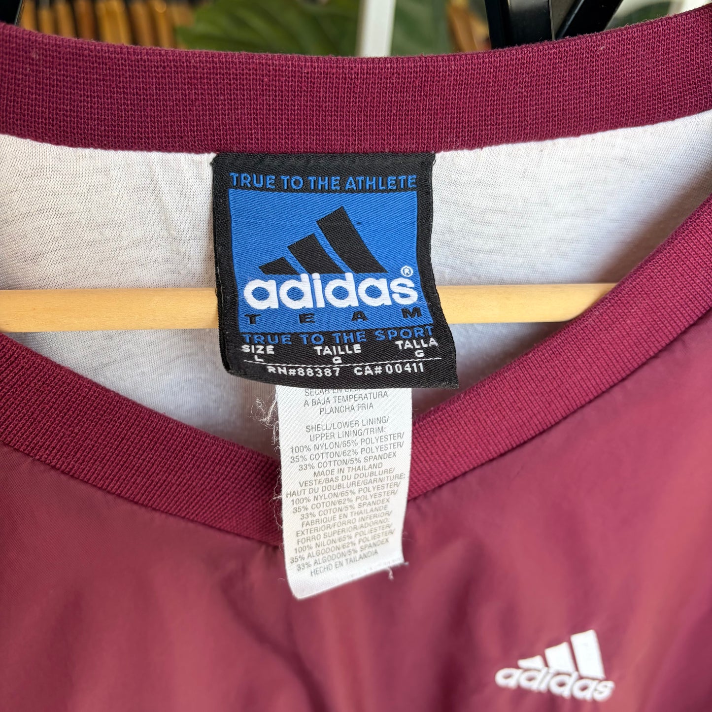 Vintage Adidas Pullover Windbreaker - Size L