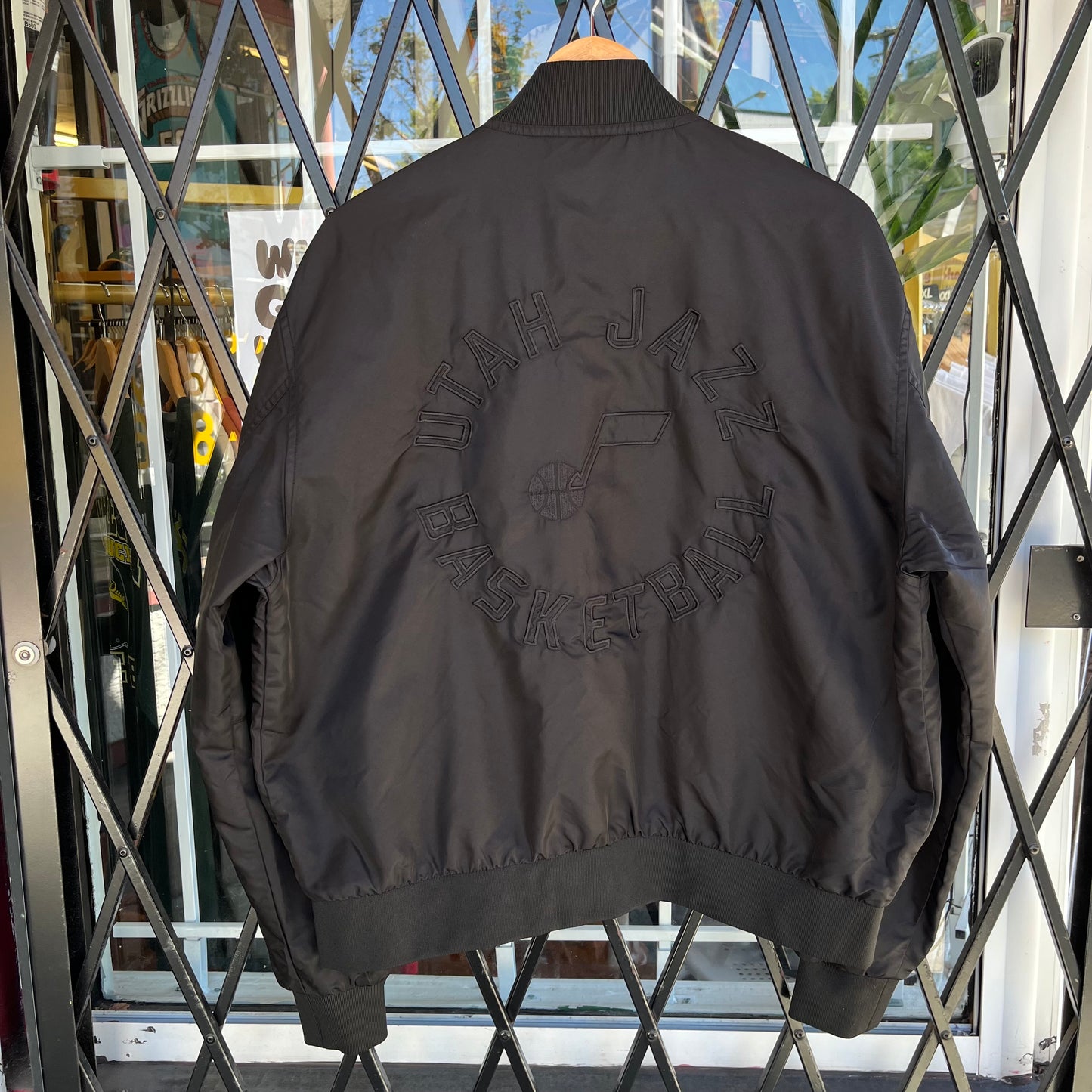 Utah Jazz Flight Bomber Jacket - Size L