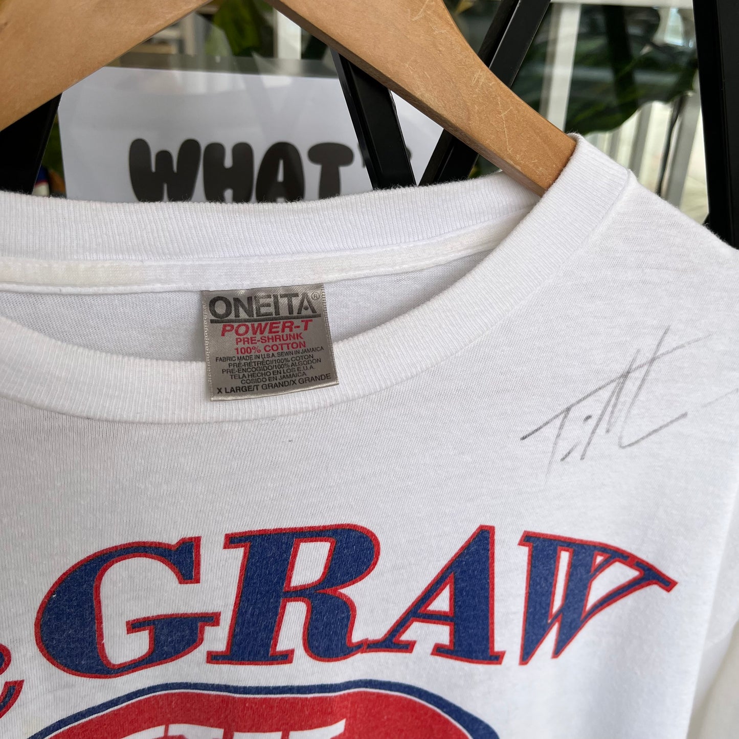 1996 Tim McGraw XXL Crew Tee - Size XL