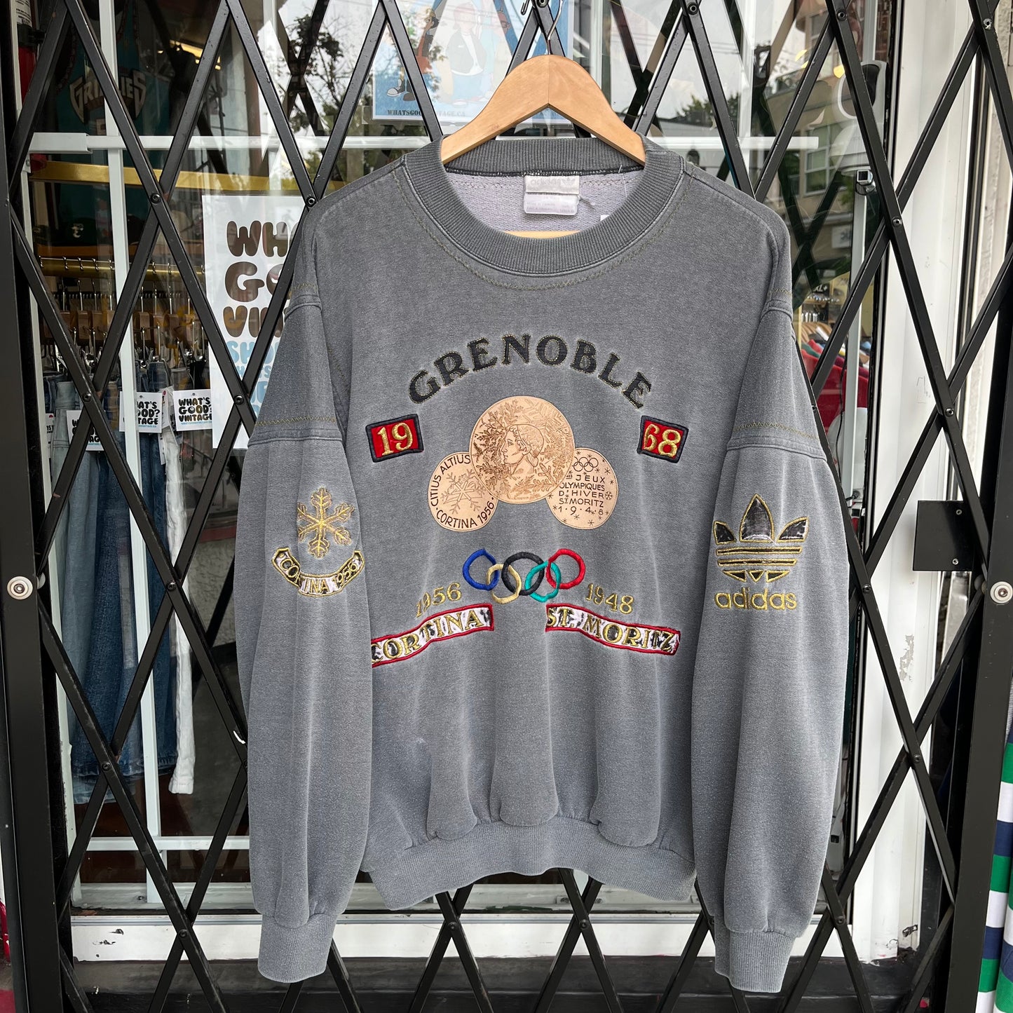 1980’s Adidas Olympic Crewneck - Size L