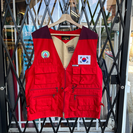 Vintage Korea Trekking Club Utility Vest - Size XXL