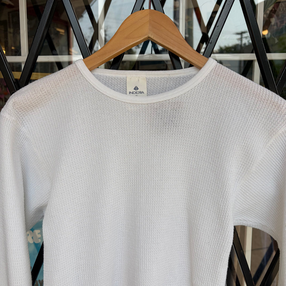 Vintage Indera Thermal Waffle  Long Sleeve - Size XL