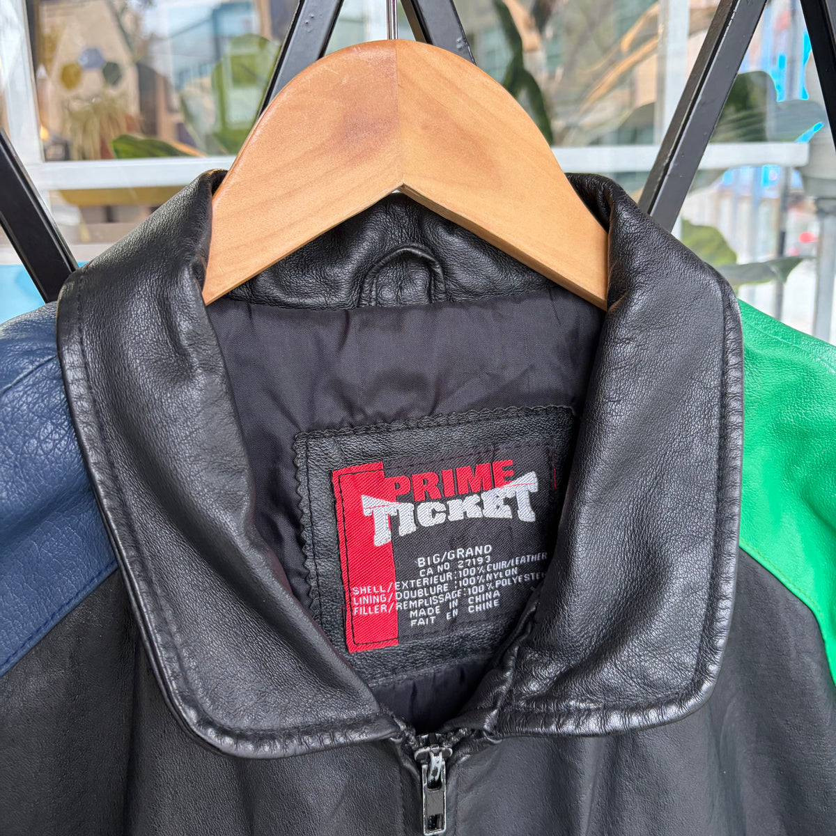 Vintage Notre Dame Leather Jacket - Size L