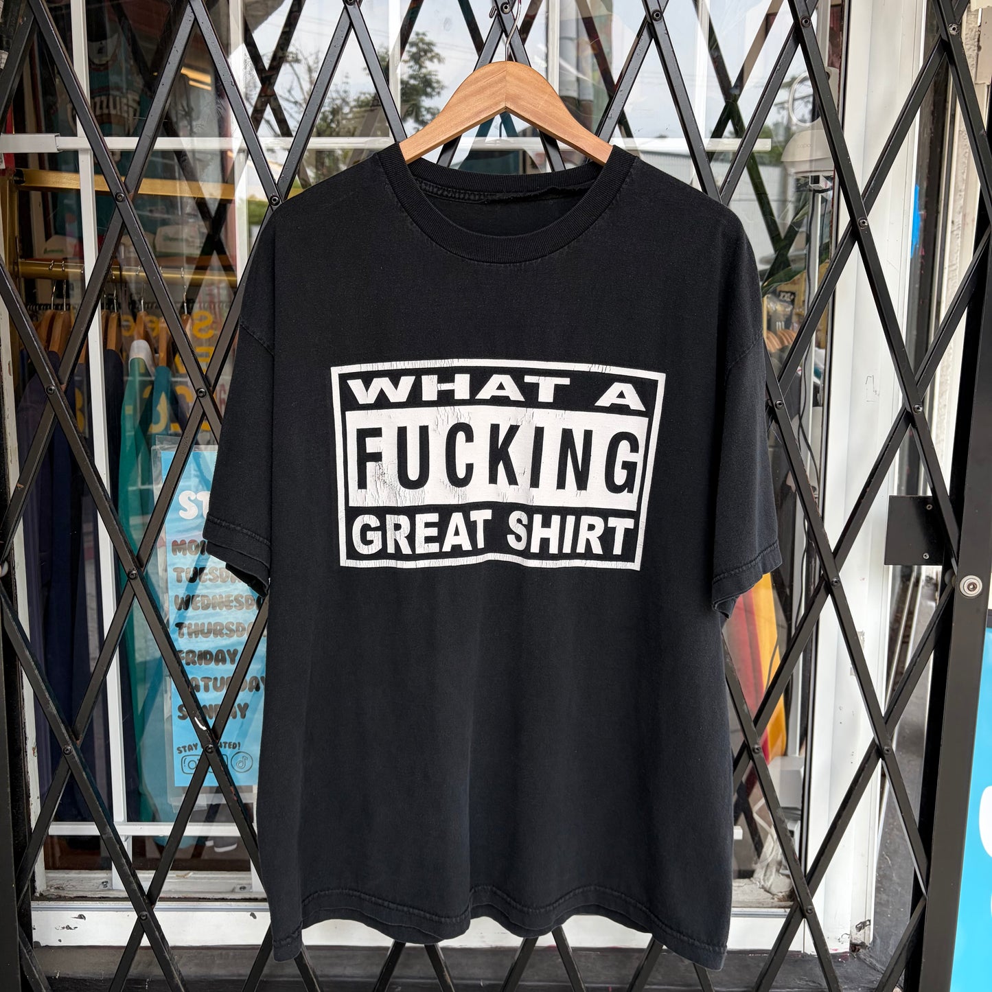 Fuck Sayings Tee - Size XL