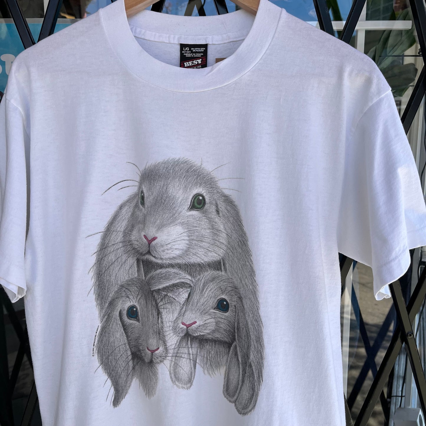 Vintage Bunnies Tee - Size L