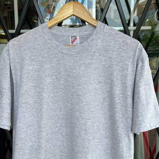 Vintage Deadstock Heather Grey Blank Tee - Size L