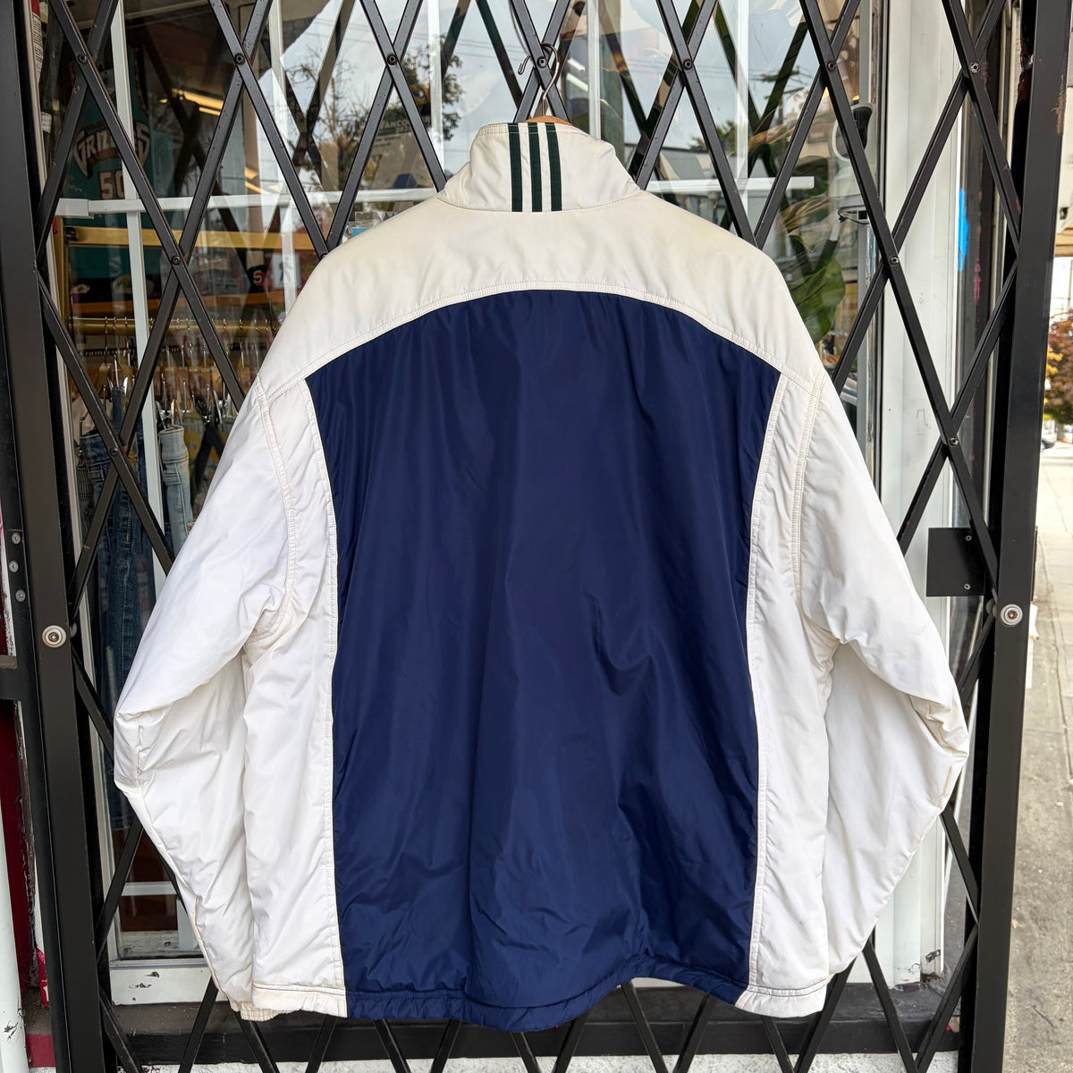 Vintage Reversible Adidas Bomber Jacket - Size XL