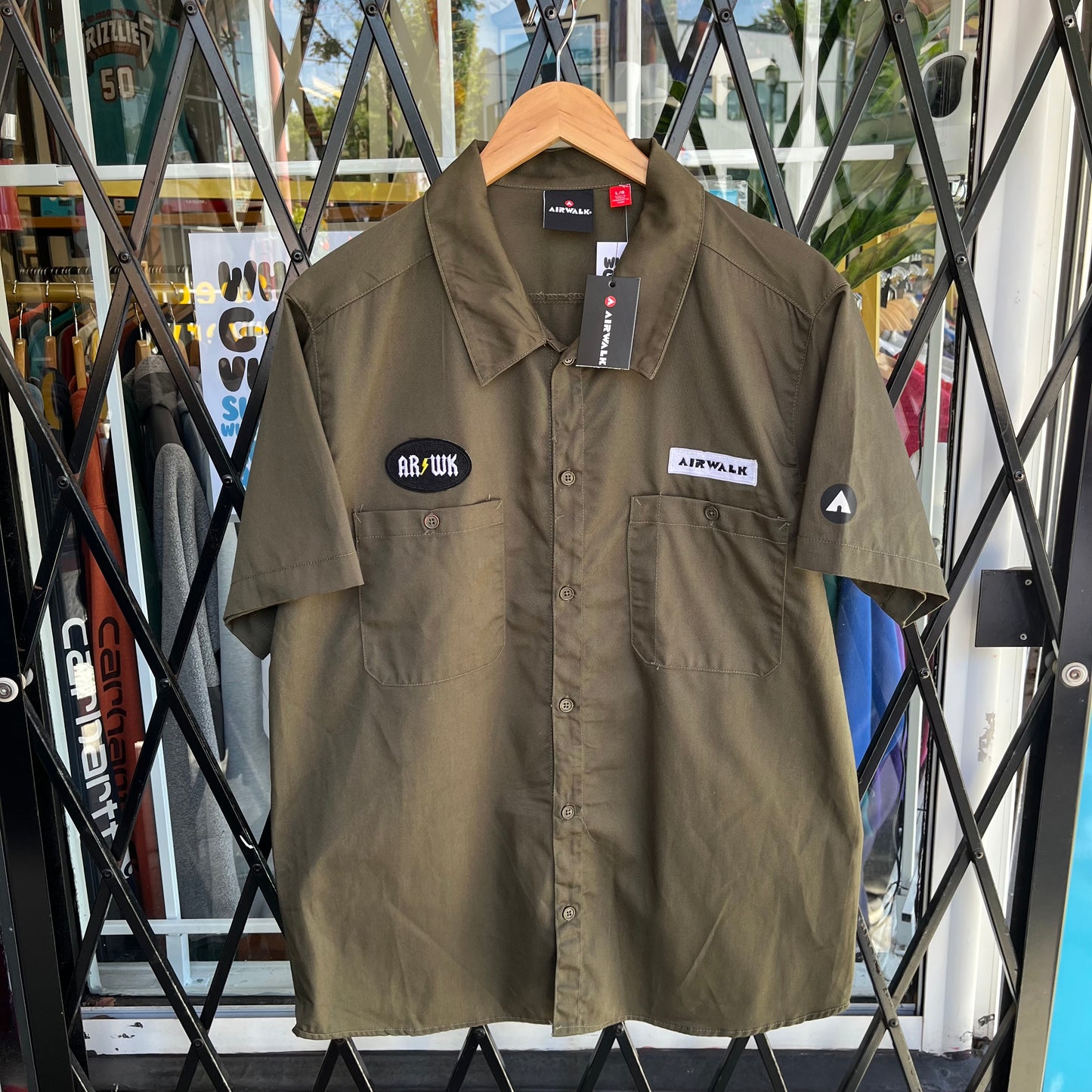 Y2K Airwalk Button Up Shirt - Size L