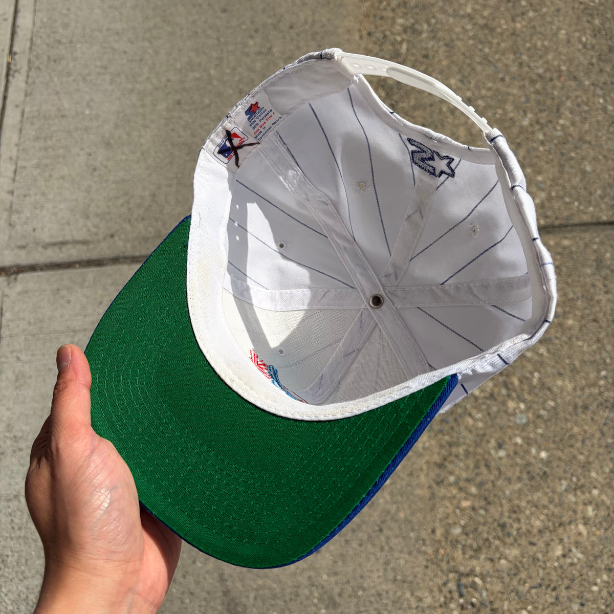 Vintage Starter Toronto Blue Jays Pinstripe SnapBack