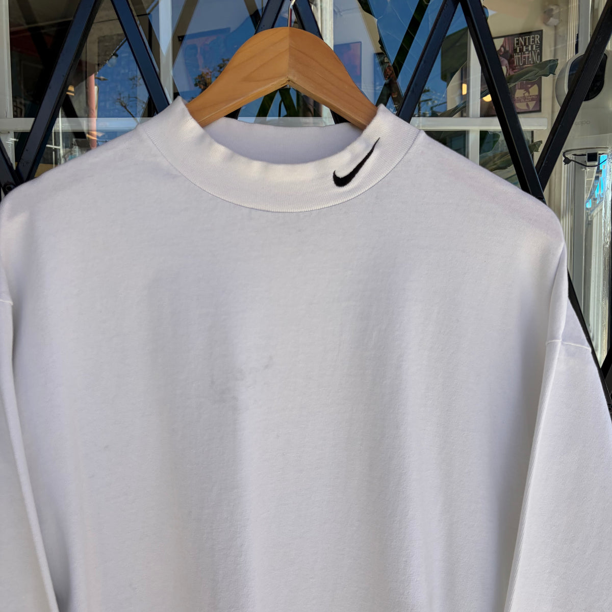 Vintage Nike Mock Neck Long Sleeve - Size XL