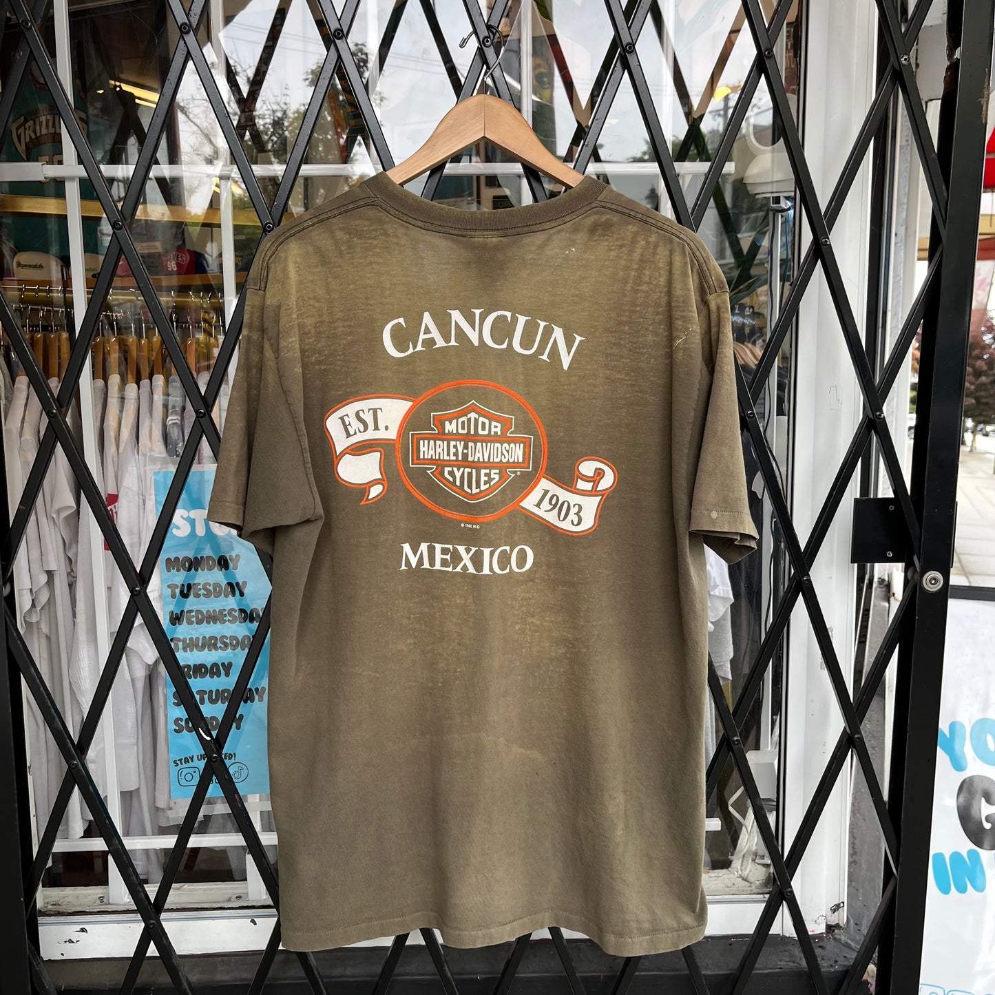 1995 Harley Davidson Mexico Tee - Size XL