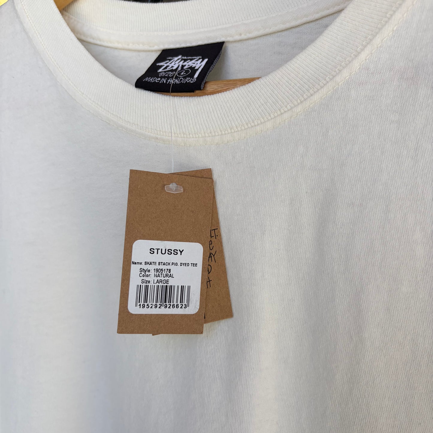 Stussy Skate Stack Tee Natural - Size L