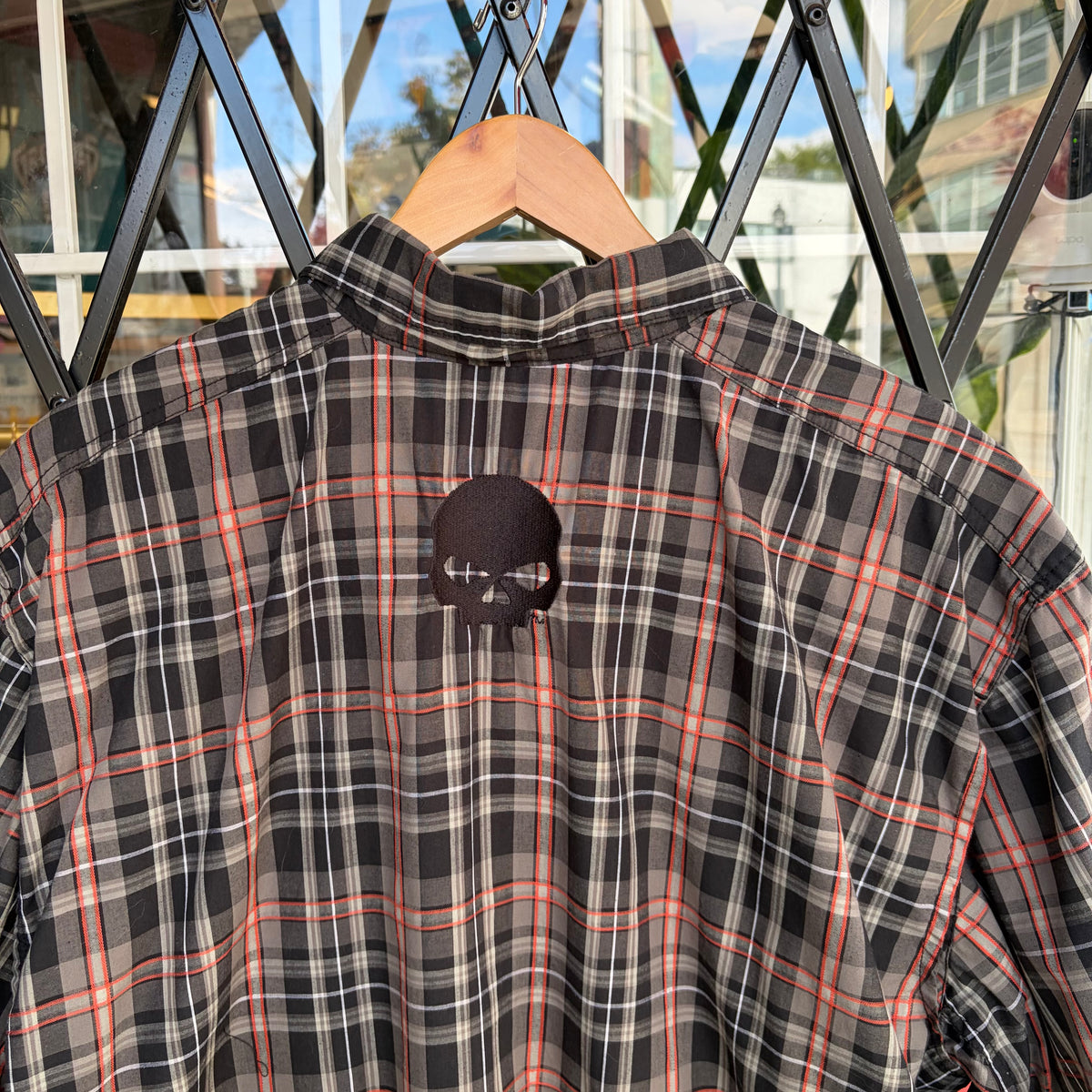 Harley Davidson Plaid Button Up Shirt - Size XXL