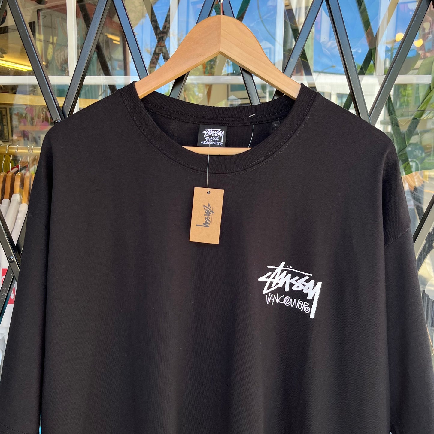 Stussy Vancouver Stock Tee Black - Size XXL