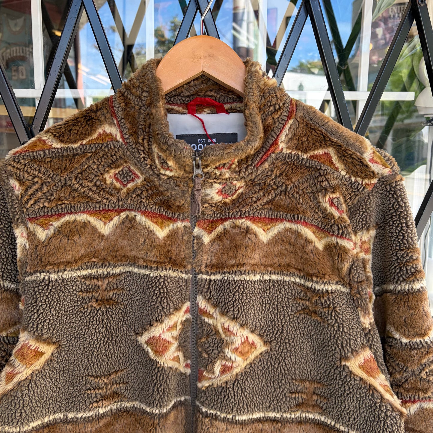 Vintage Woolrich Deep Pile Zip Up Jacket - Size Women’s L
