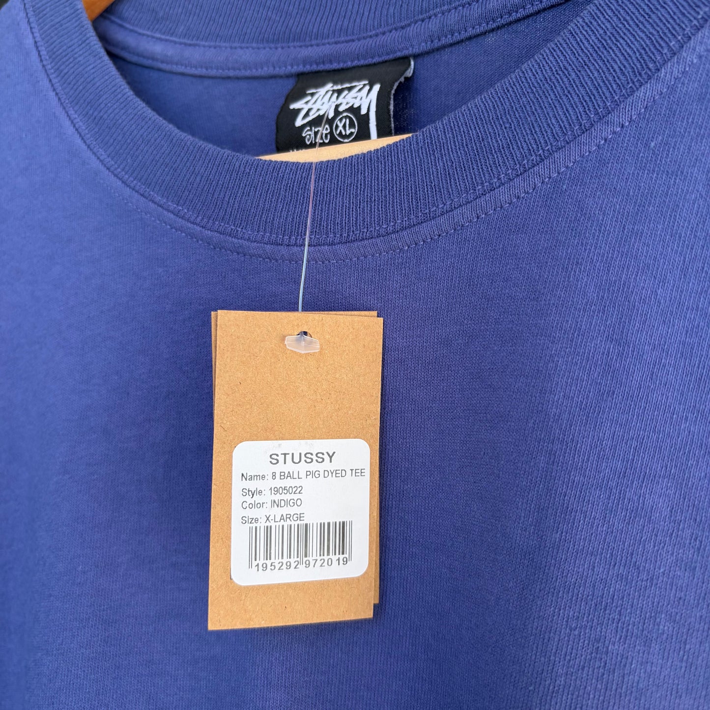 Stussy 8 Ball Tee Indigo - Size XL